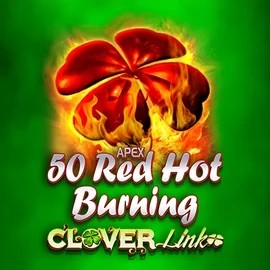 50 Red Hot Burning Clover Links logo by Novomatic Granawin Casino