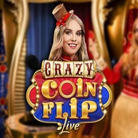 Crazy Coin Flip logo by Evolution at Granawin Casino