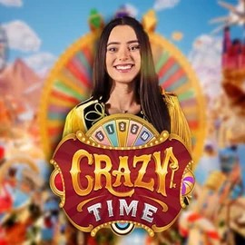 Live Casino logo of Crazy Time from Evolution at Granawin Casino