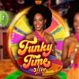 Funky Time online game logo by Evolution on ggranawincasino.com