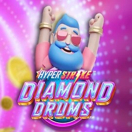 Hyper Strike Diamond Drums logo – Slots by Gameburger Studios at Granawin Casino