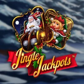 Jingle Jackpots online game logo by Dragon Gaming on ggranawincasino.com